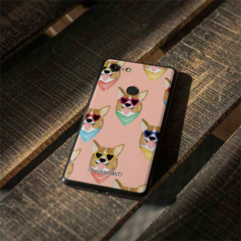 Bouffants and Broken Hearts Corgi Love Google Pixel 3 XL Skin